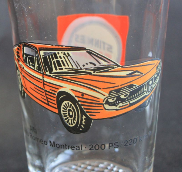 Fanal Stinnes Alfa Rome Montreal Drinkingglas 1971 (10186)